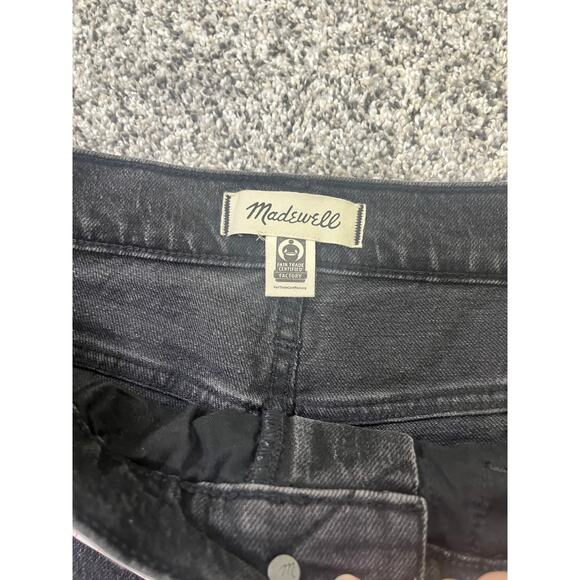 Madewell The Mid-Rise Perfect Vintage Straight Jean, Women’s 29 Distressed Black - Picture 6 of 11